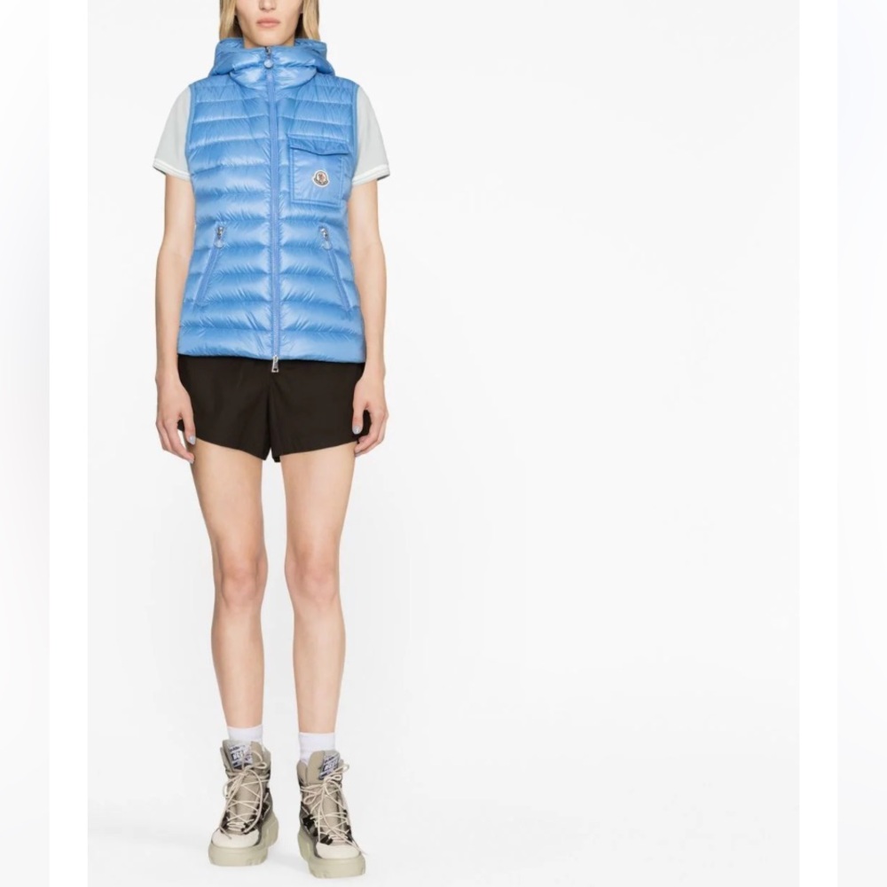 Moncler Glygos hooded quilted gilet 1